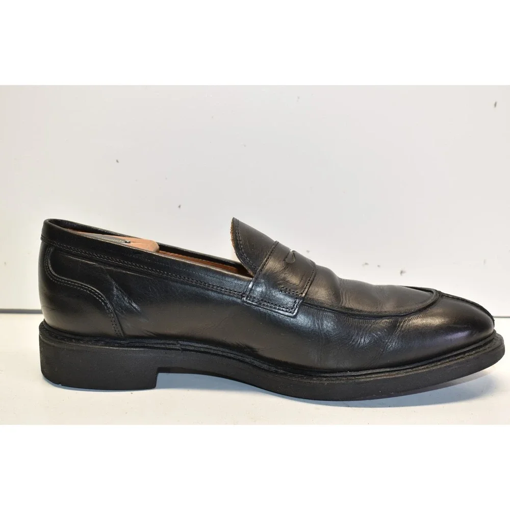 Allen Edmonds Denali Slip-On Leather Penny Loafers Black Men's Size 10D STY 5779